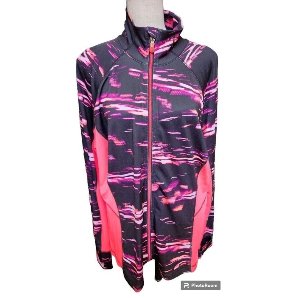 Tek Gear Athletic Top Full Zip Size XL DryTEK